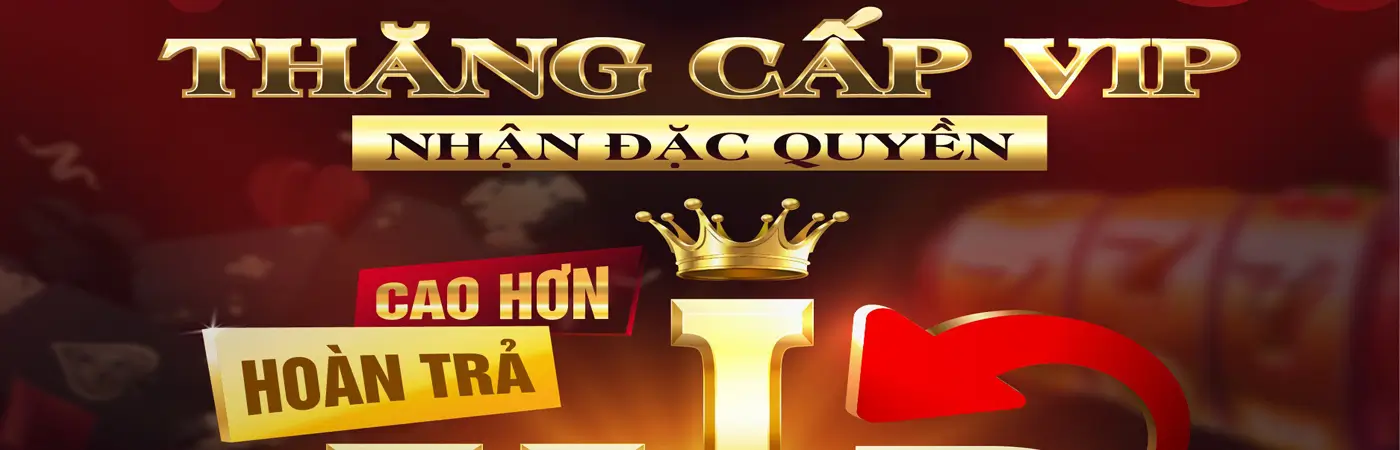 Banner khuyến mãi thăng cấp Vip Net88