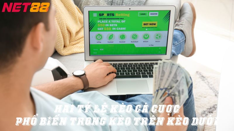 Hai tỷ lệ kèo cá cược phổ biến trong kèo trên kèo dưới